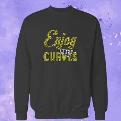 Enjoy my curves Rhinestone Apparel