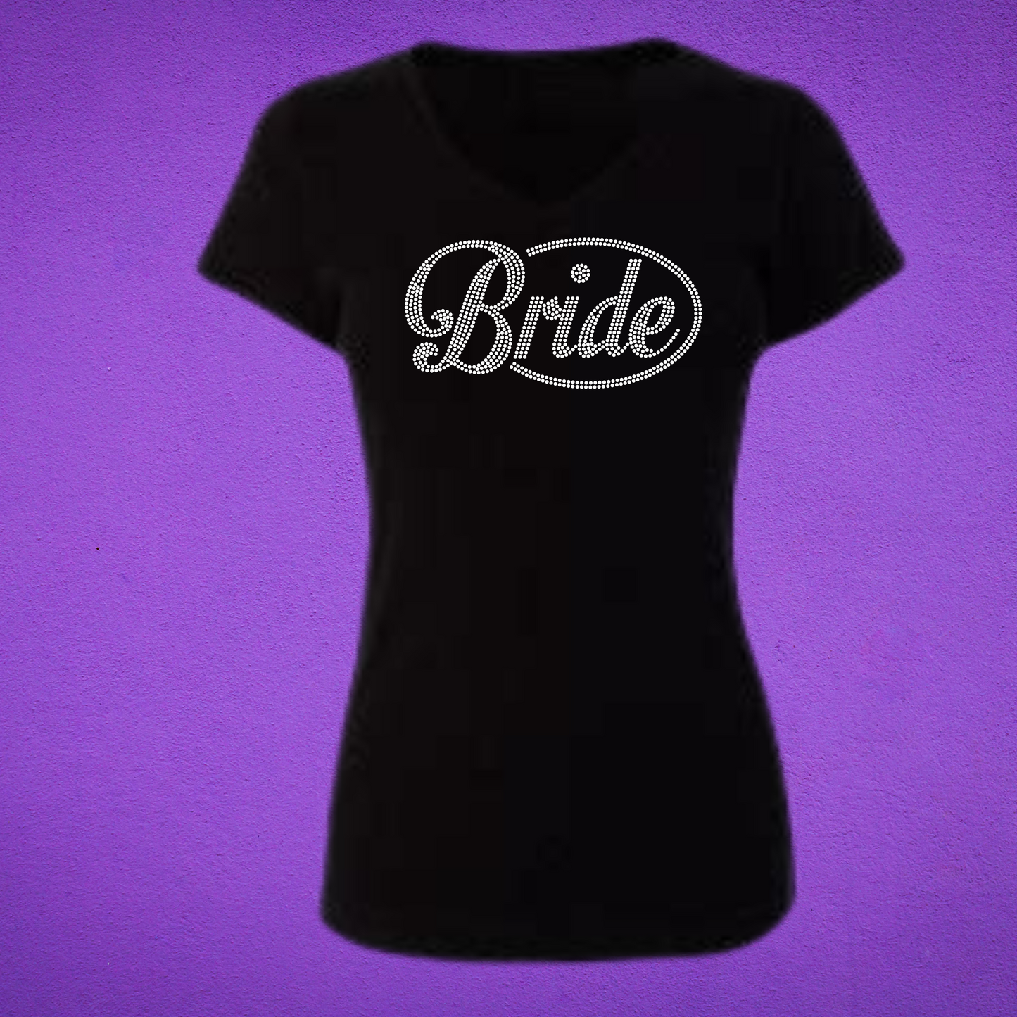 Bride in Circle Rhinestone Apparel