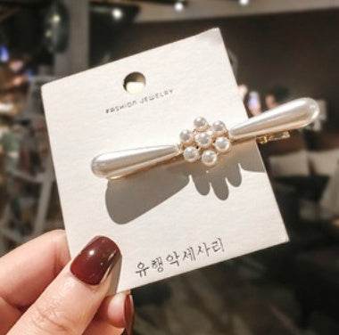 Elegant Pearl Bling Hair Clip