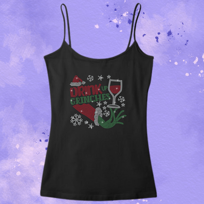 Drink up Grinches Rhinestone Apparel