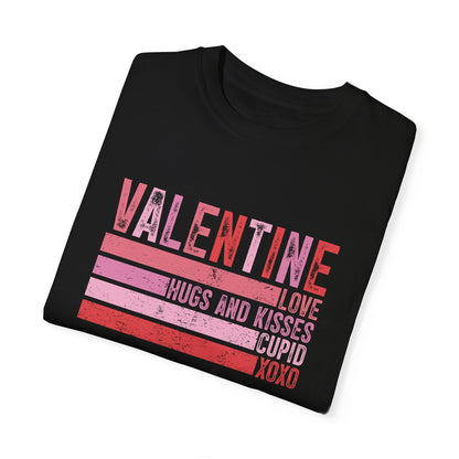 Vintage Valentine Love Hugs & Kisses T-Shirt