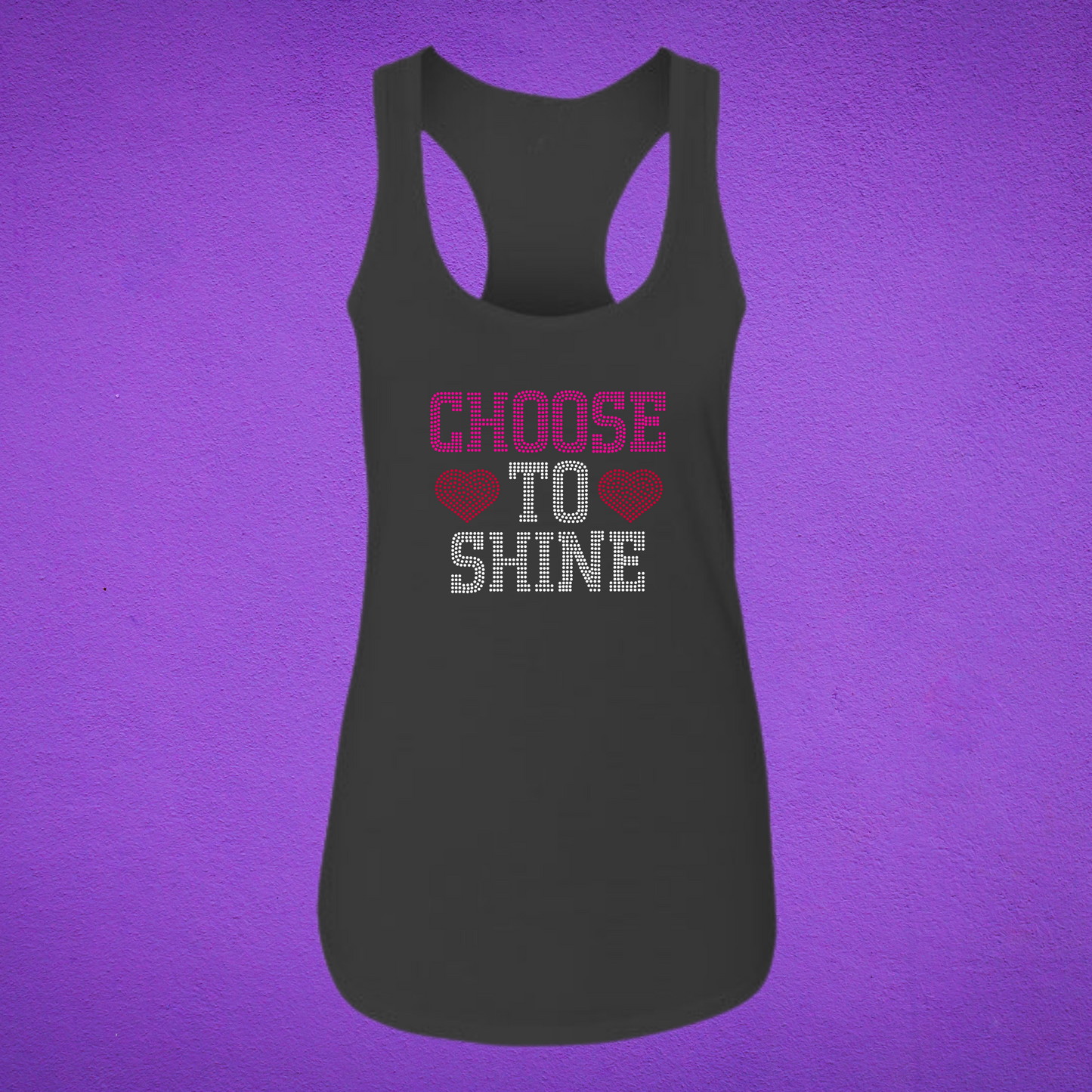 Choose to Shine Rhinestone Apparel