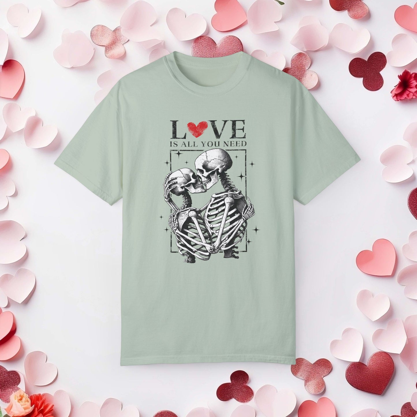 Skeleton Love Comfort Colours T-shirt