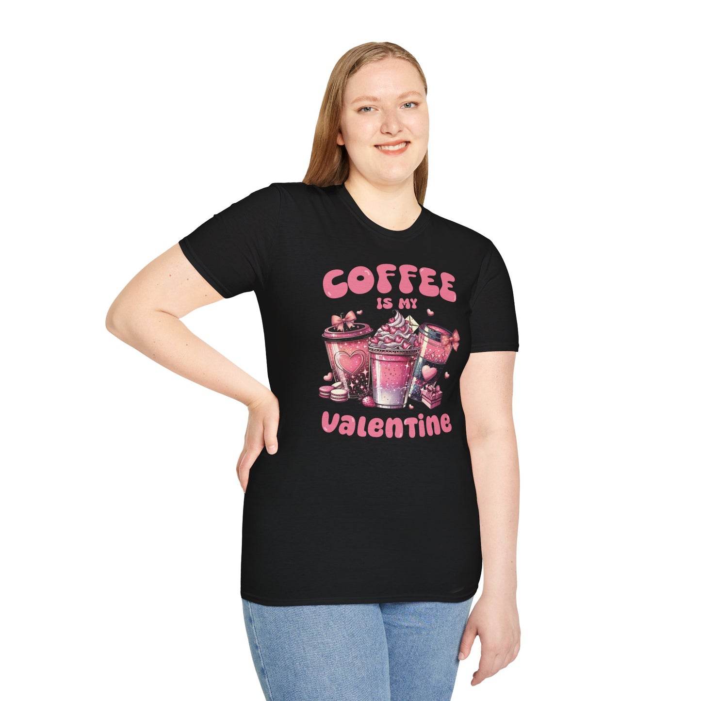 Pink Coffee is my Valentine T-Shirt