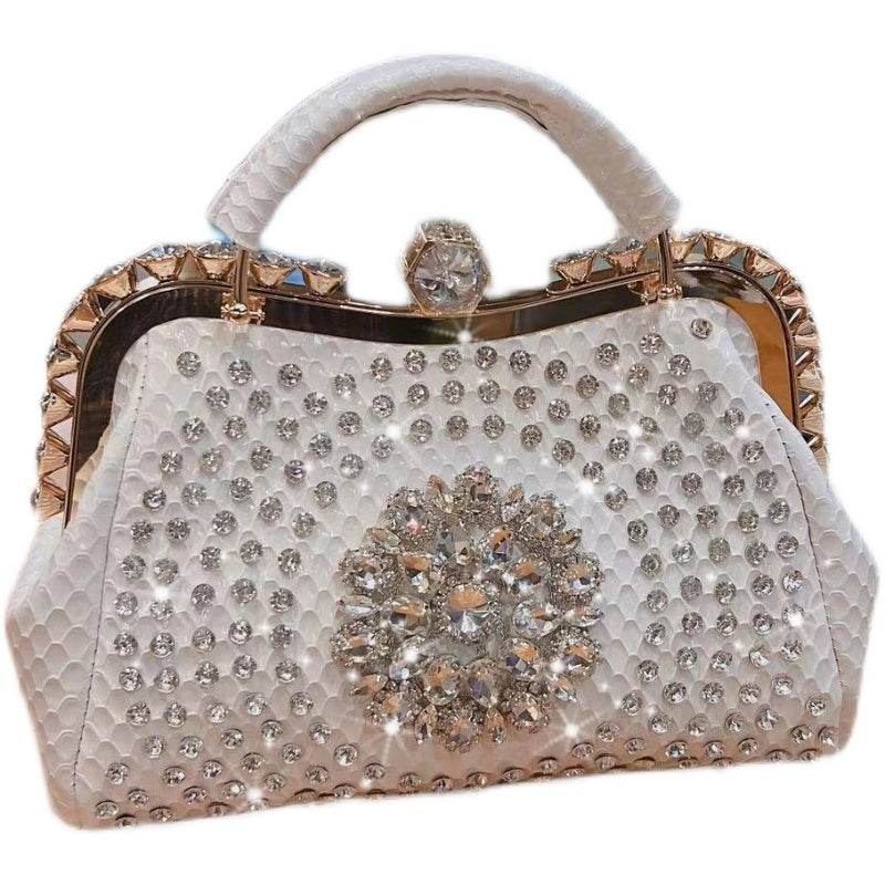 Luxury Large Capacity Diamond Inlaid Cross Body Handbag for women