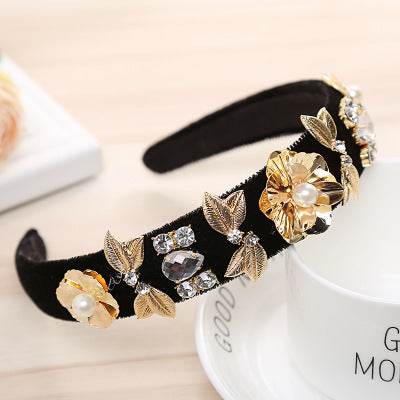 Headband Pearl Rhinestone Hair Accessories