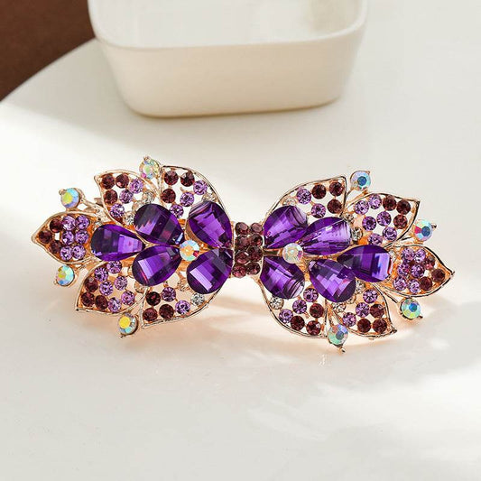Rhinestone bow hair clip Accessories