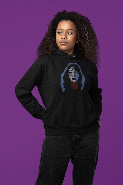 Ace Frehley Inspired Rhinestone Apparel – Rock Band Bling Tee, Hoodie, Long Sleeve & Crewneck for Women | Sparkle Concert Style by Blingdazzel Hoodie Black