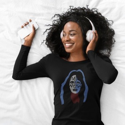 Ace Frehley Inspired Rhinestone Apparel – Rock Band Bling Tee, Hoodie, Long Sleeve & Crewneck for Women | Sparkle Concert Style by Blingdazzel Long Sleeve T-shirt Black