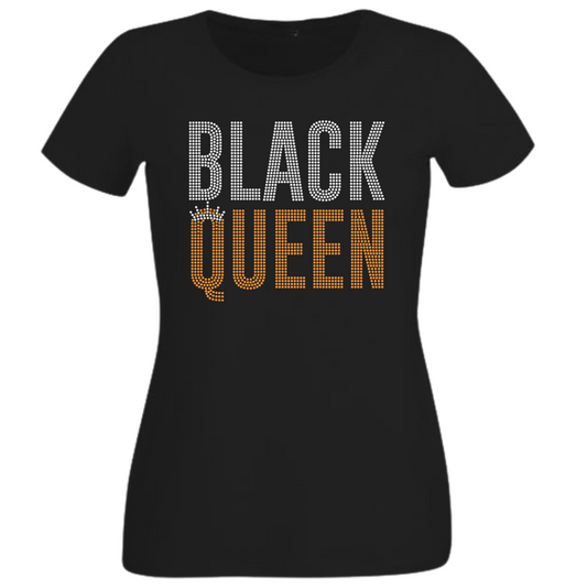 Black Queen Rhinestone Apparel