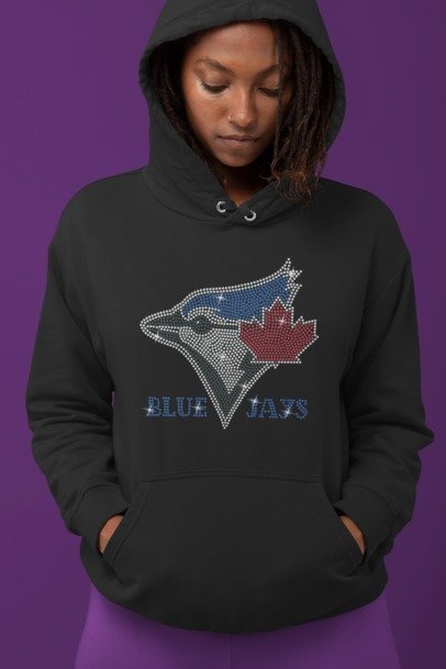 Rhinestone Baseball Fan Shirt – Sparkle Game Day Bling Apparel | Bling Dazzel Black Hoodie