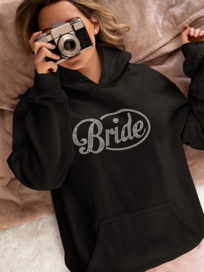 Bride in Circle Rhinestone Apparel