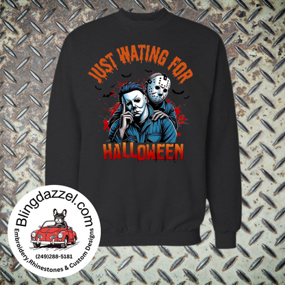 Just Waiting for HALLOWEEN - Jason and Michael Myers Apparel