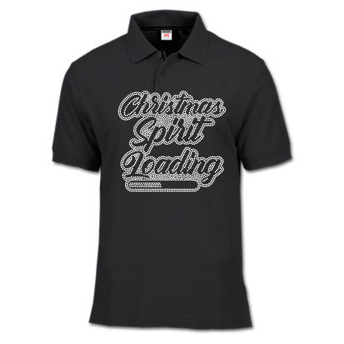 Christmas Sprit Loading Rhinestone Apparel