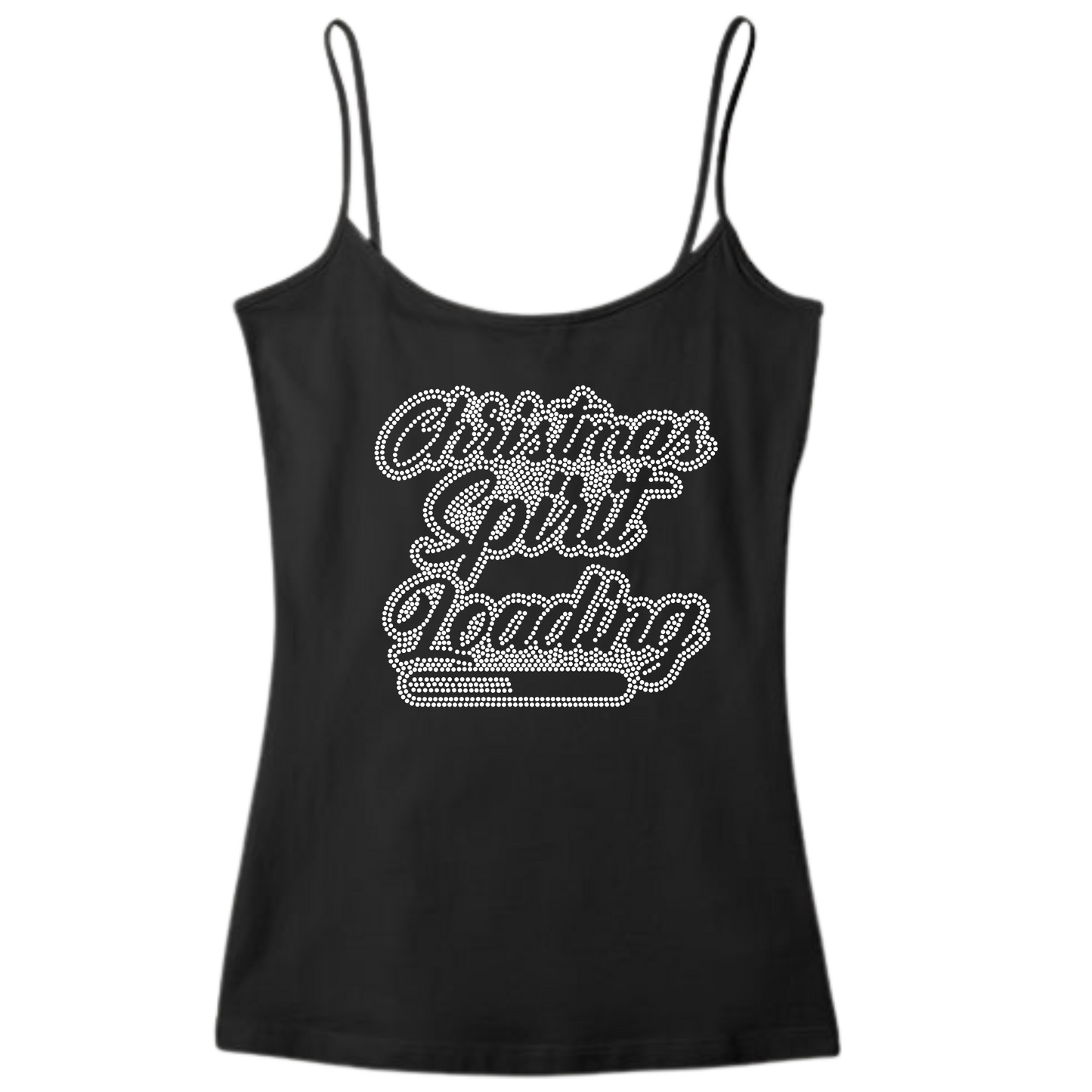 Christmas Sprit Loading Rhinestone Apparel