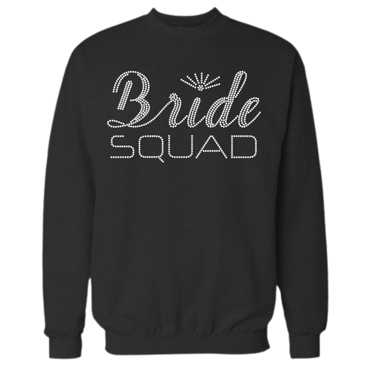 Bride SQUAD - Bride Rhinestone Apparel