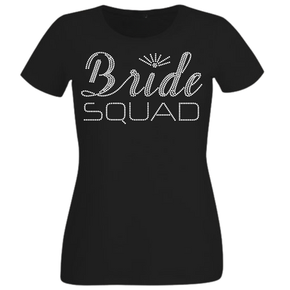 Bride SQUAD - Bride Rhinestone Apparel