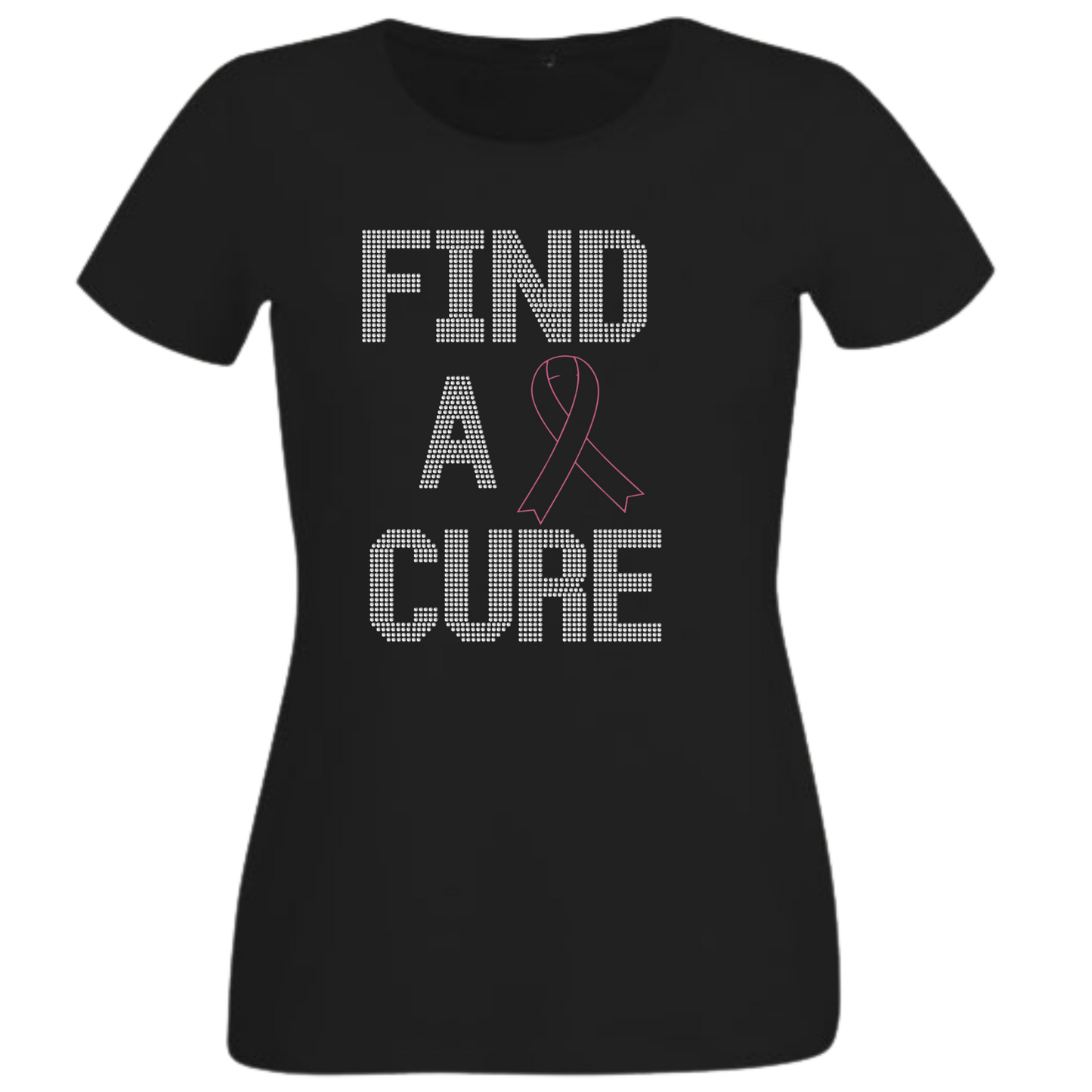 Find A Cure Rhinestone Apparel