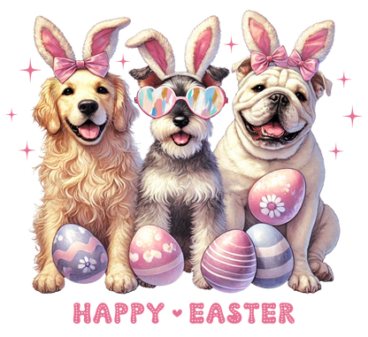 Easter Dogs Graphic Design