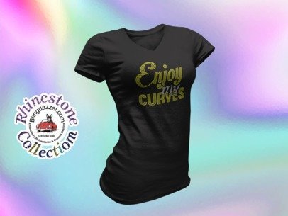 Enjoy my curves Rhinestone Apparel