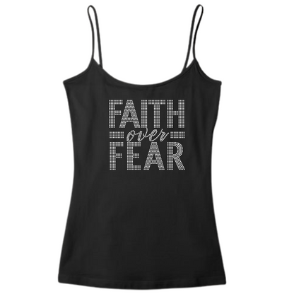 Faith Over Fear Rhinestone Apparel