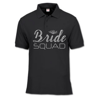 Bride SQUAD - Bride Rhinestone Apparel