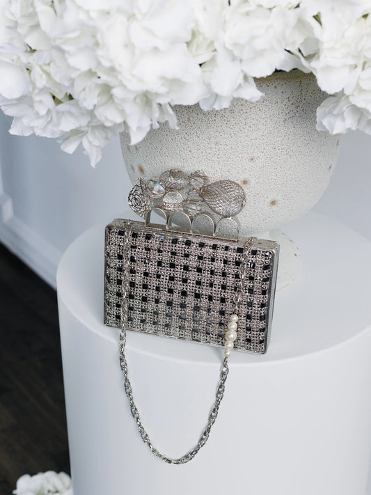 The MERAKI Silver Clutch