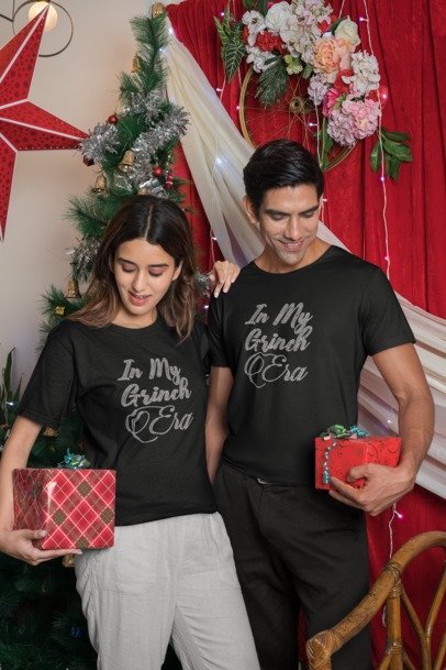 In my Grinch Era Rhinestone Apparel