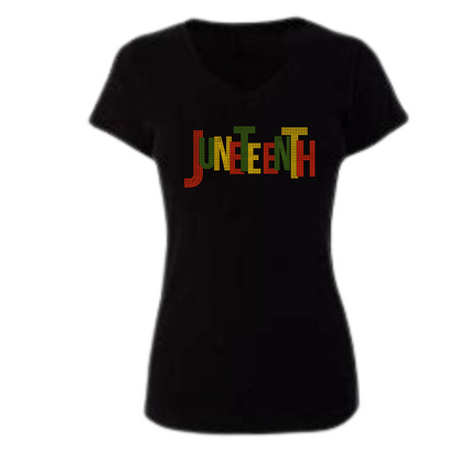 JuneTeenth Rhinestone Apparel