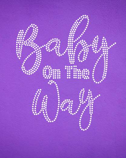 Baby on the Way Rhinestone Apparel