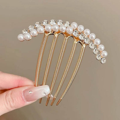 Butterfly  Rhinestone Barrette Clip