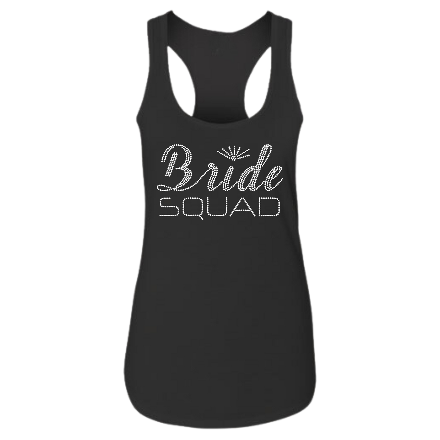 Bride SQUAD - Bride Rhinestone Apparel