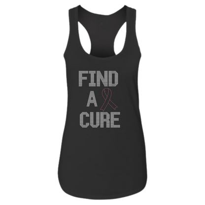 Find A Cure Rhinestone Apparel