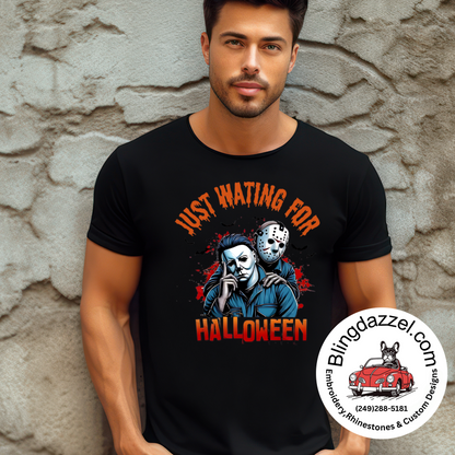 Just Waiting for HALLOWEEN - Jason and Michael Myers Apparel