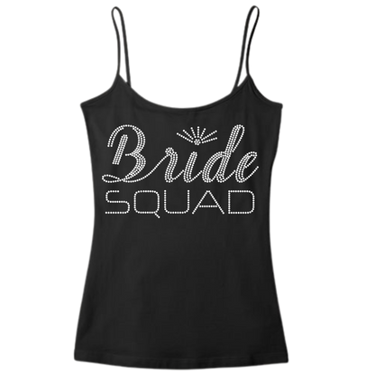 Bride SQUAD - Bride Rhinestone Apparel