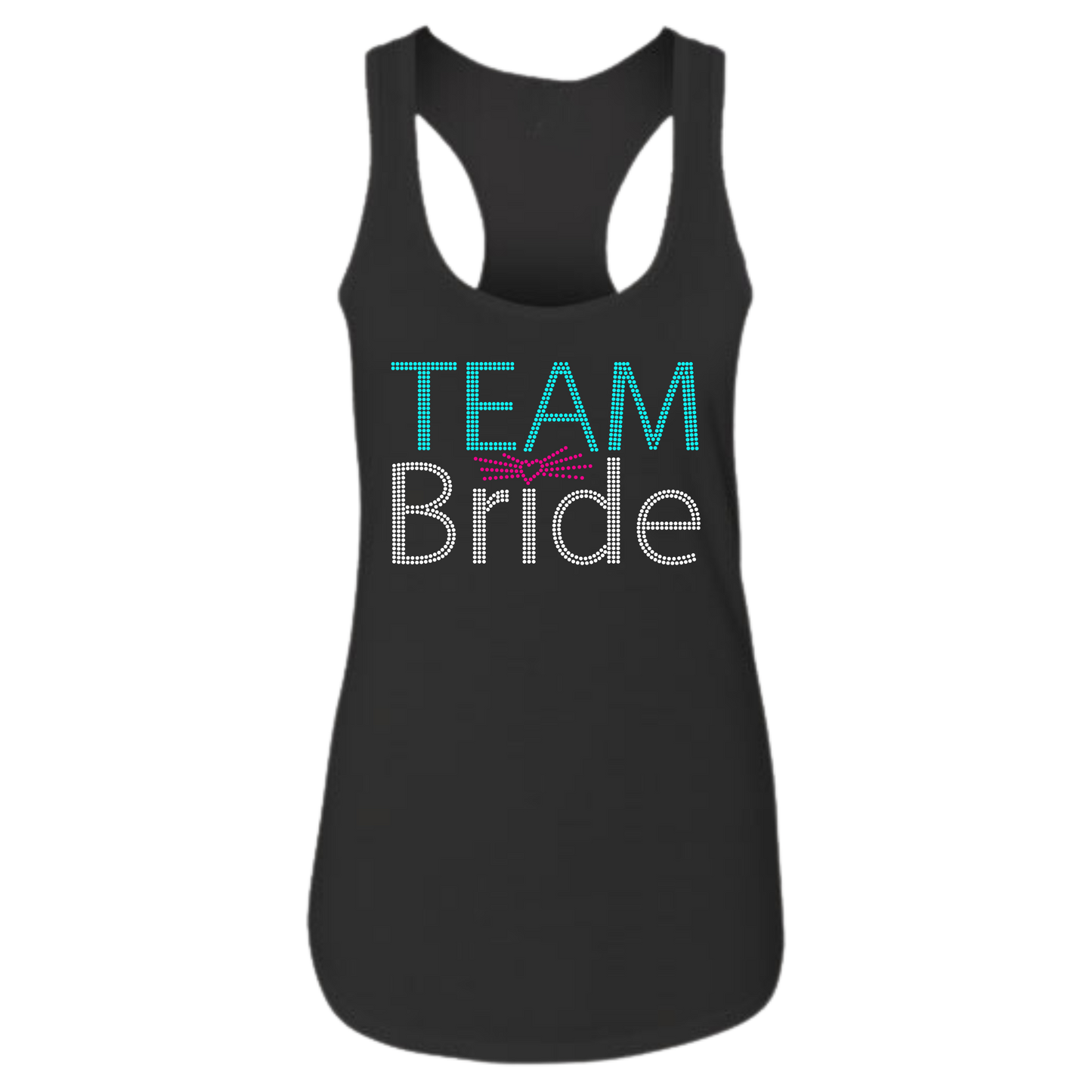 Team Bride Rhinestone Apparel