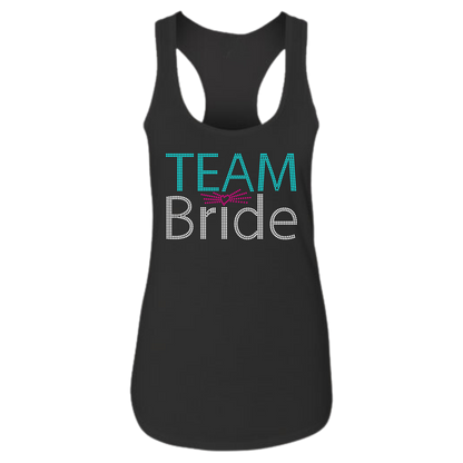 Team Bride Rhinestone Apparel