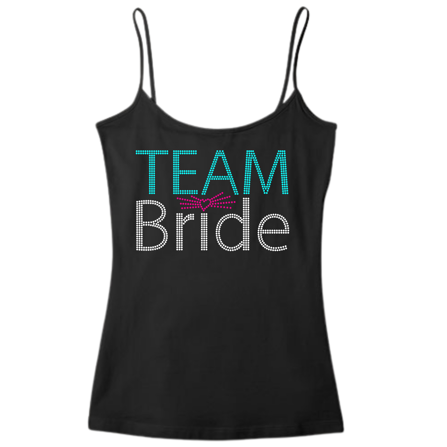 Team Bride Rhinestone Apparel