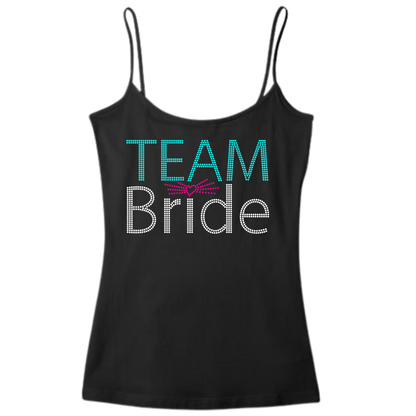 Team Bride Rhinestone Apparel