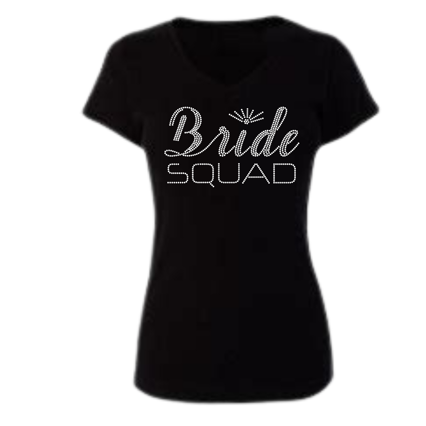 Bride SQUAD - Bride Rhinestone Apparel