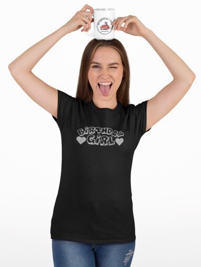Birthday Girl Rhinestone T-Shirt – Sparkly Bling Tee by Blingdazzel.com | Celebrate in Style