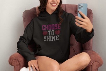 Choose to Shine Rhinestone Apparel