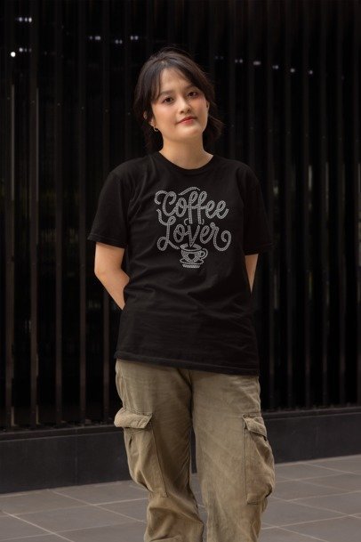 Coffee Lover Rhinestone T-Shirt – by Blingdazzel.com