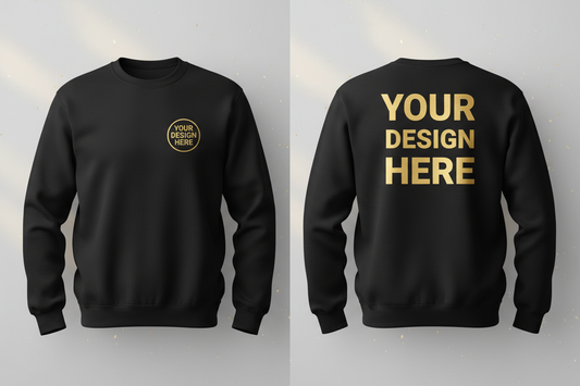 Custom Crew Neck – Your Design Here | Blingdazzel