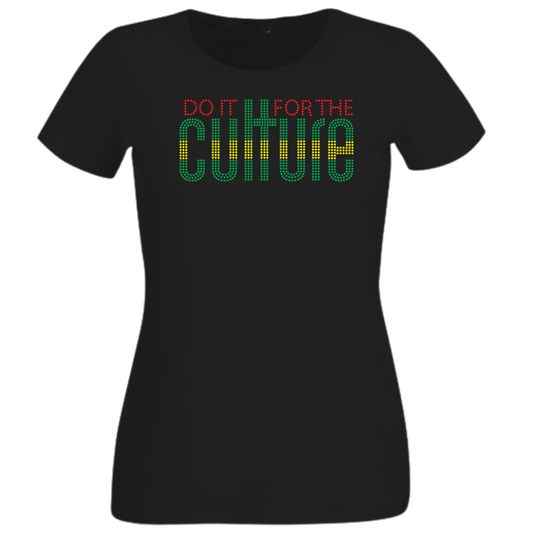 DO IT FOR THE CULTURE RHINESTONE SHIRTS