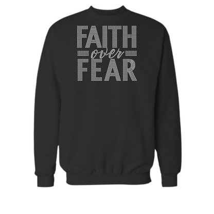 Faith Over Fear Rhinestone Apparel