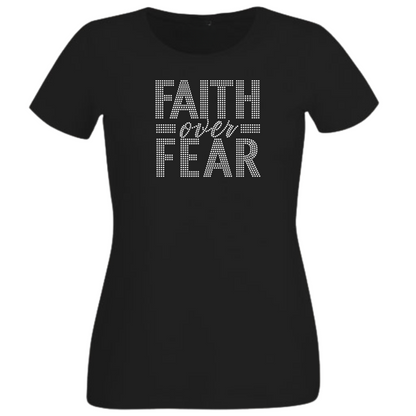 Faith Over Fear Rhinestone Apparel