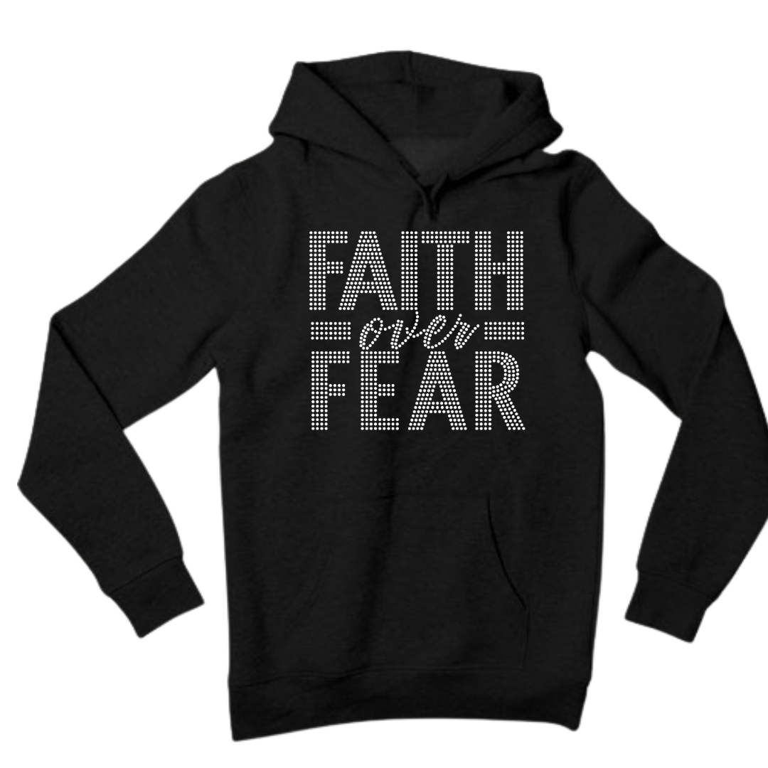 Faith Over Fear Rhinestone Apparel