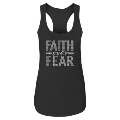 Faith Over Fear Rhinestone Apparel