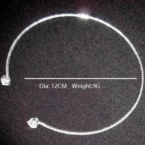 Fashion Jewelry Heart-shaped Zircon Collar Light Luxury Rhinestone Necklace Women's Jewelry